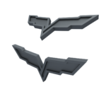 Corvette C6 emblems
