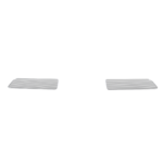 Corvette C6 backup light lenses RED